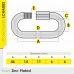 2pc, 6mm Zinc Plated Quick Links